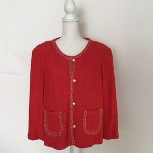 ST. JOHN Wool Blend Jaket Blazer